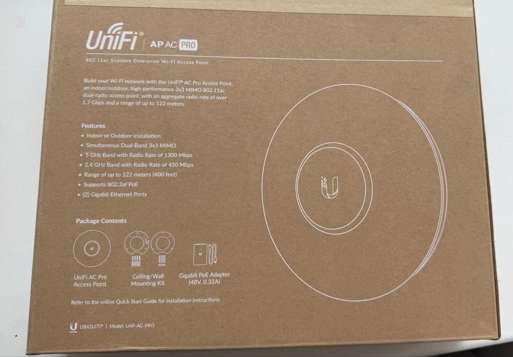 Точка доступа Ubiquiti UniFi UAP-AC-PRO