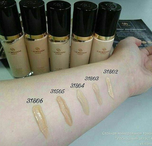 Шoвкова тональна основа -флюiд Giordani Gold Oriflame