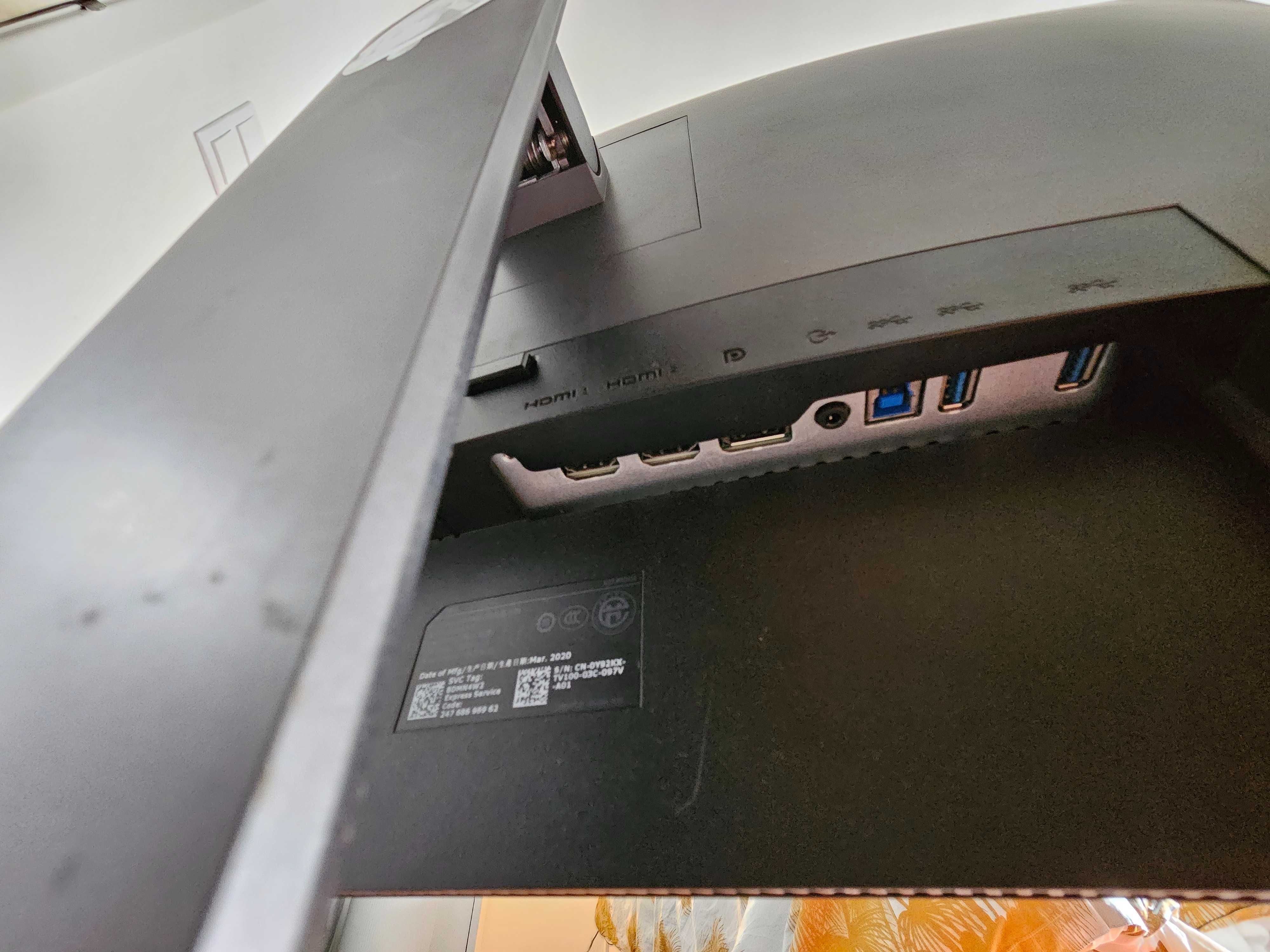 Monitor Dell 32" Curvo QHD 165Hz - Excelente estado