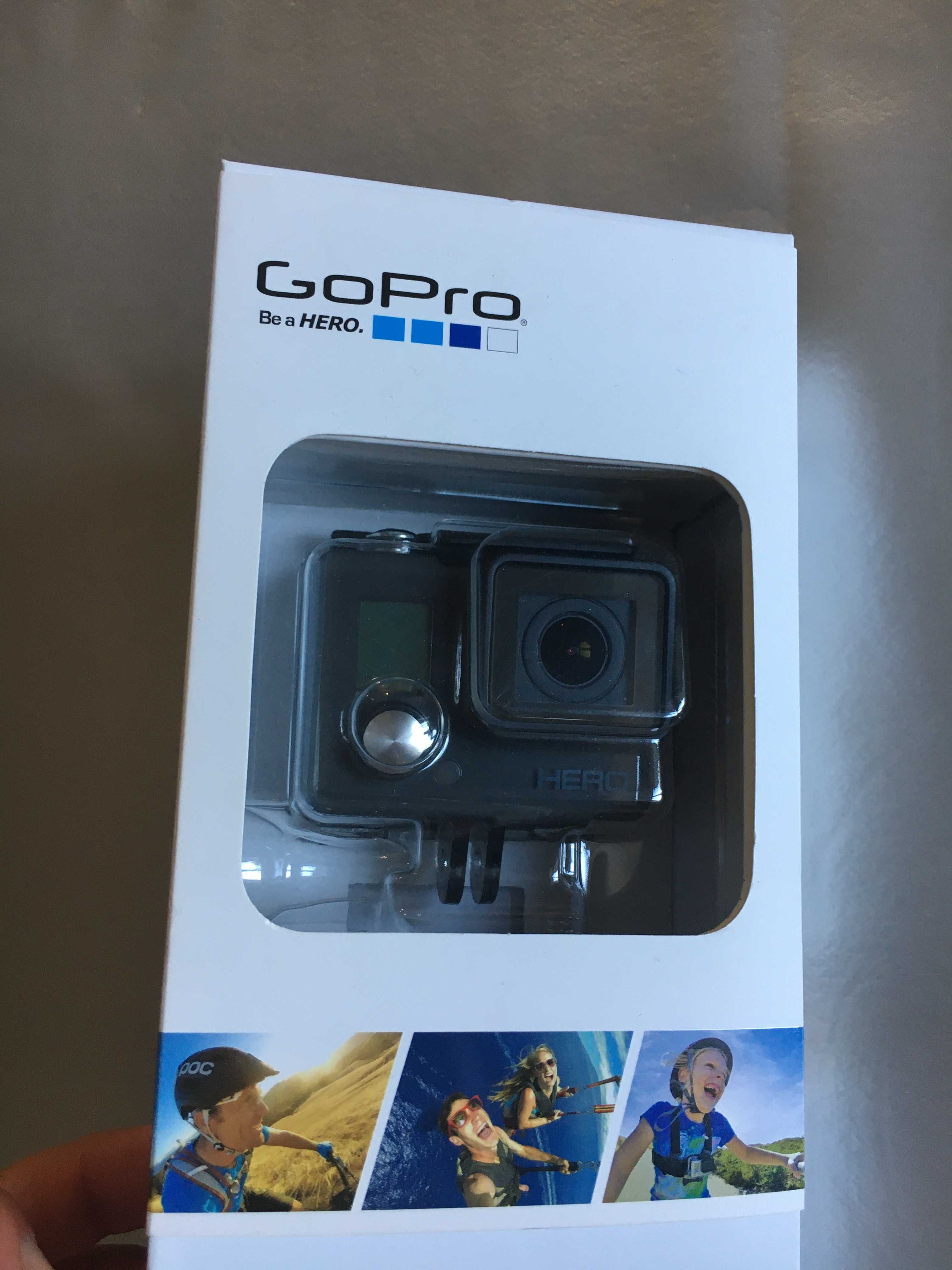 Go Pro Hero 1 em caixa e com acessórios rigorosamente impecável