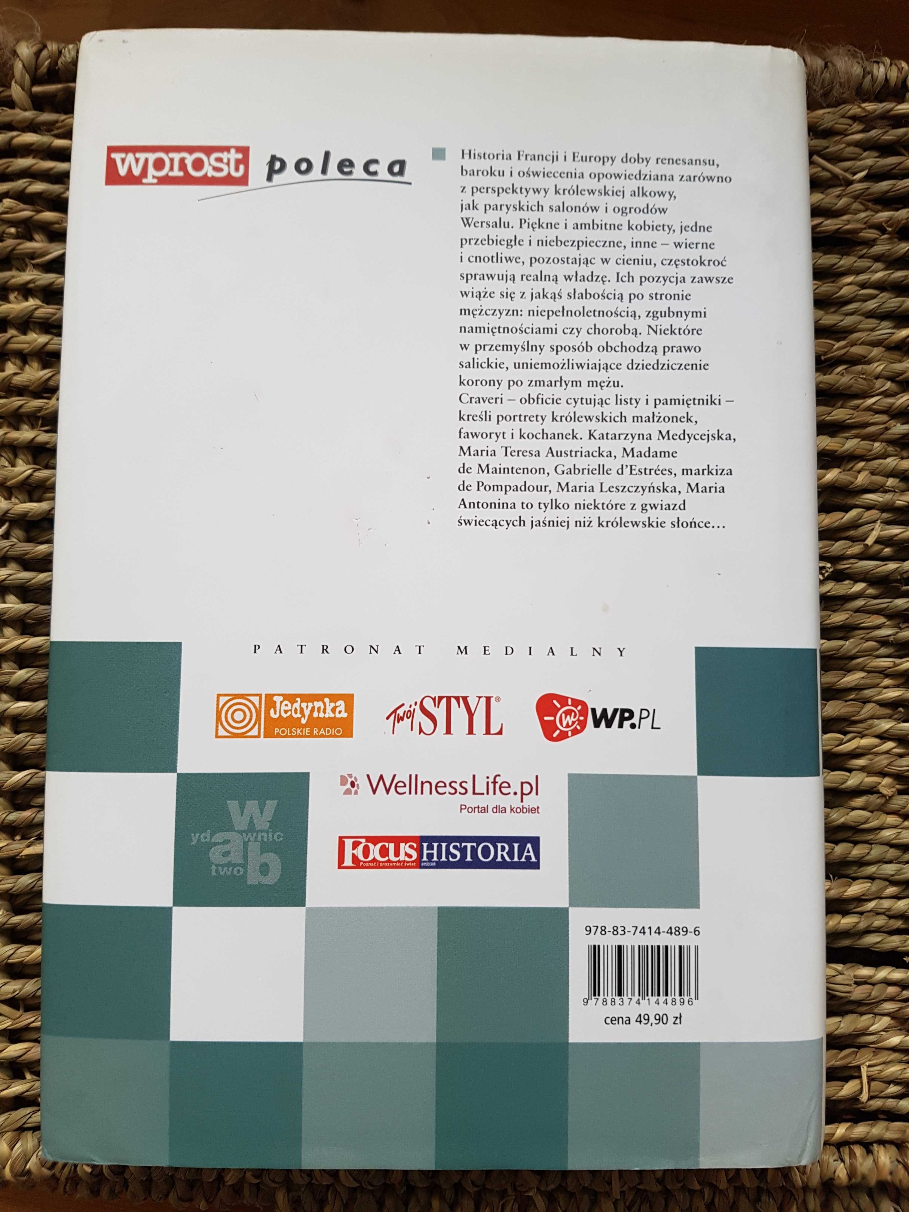 "Kochanki i królowe. Władza kobiet" Benedetta Craveri WAB