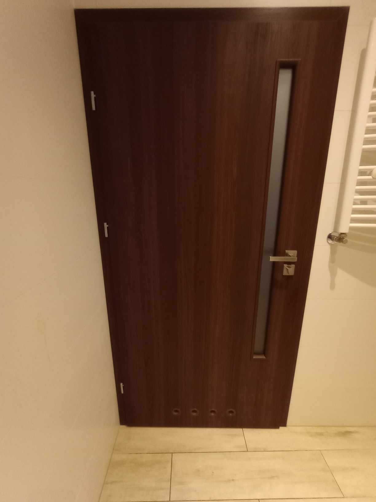Drzwi wewnętrzne łazienkowe 90 cm z ościeżnicą regulowaną 16-18,5 cm