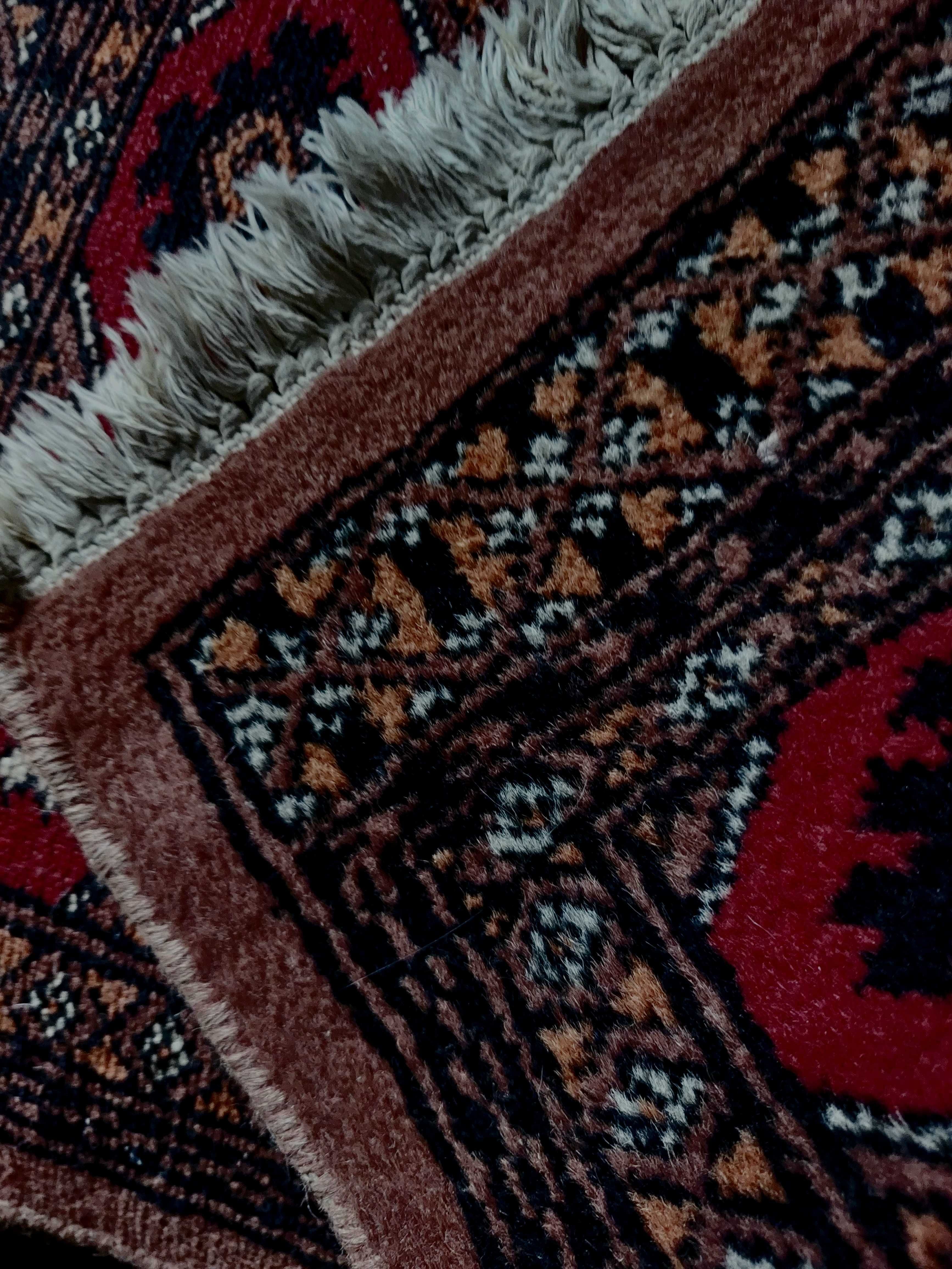 Stary kolekcjonerski dywanik wełna