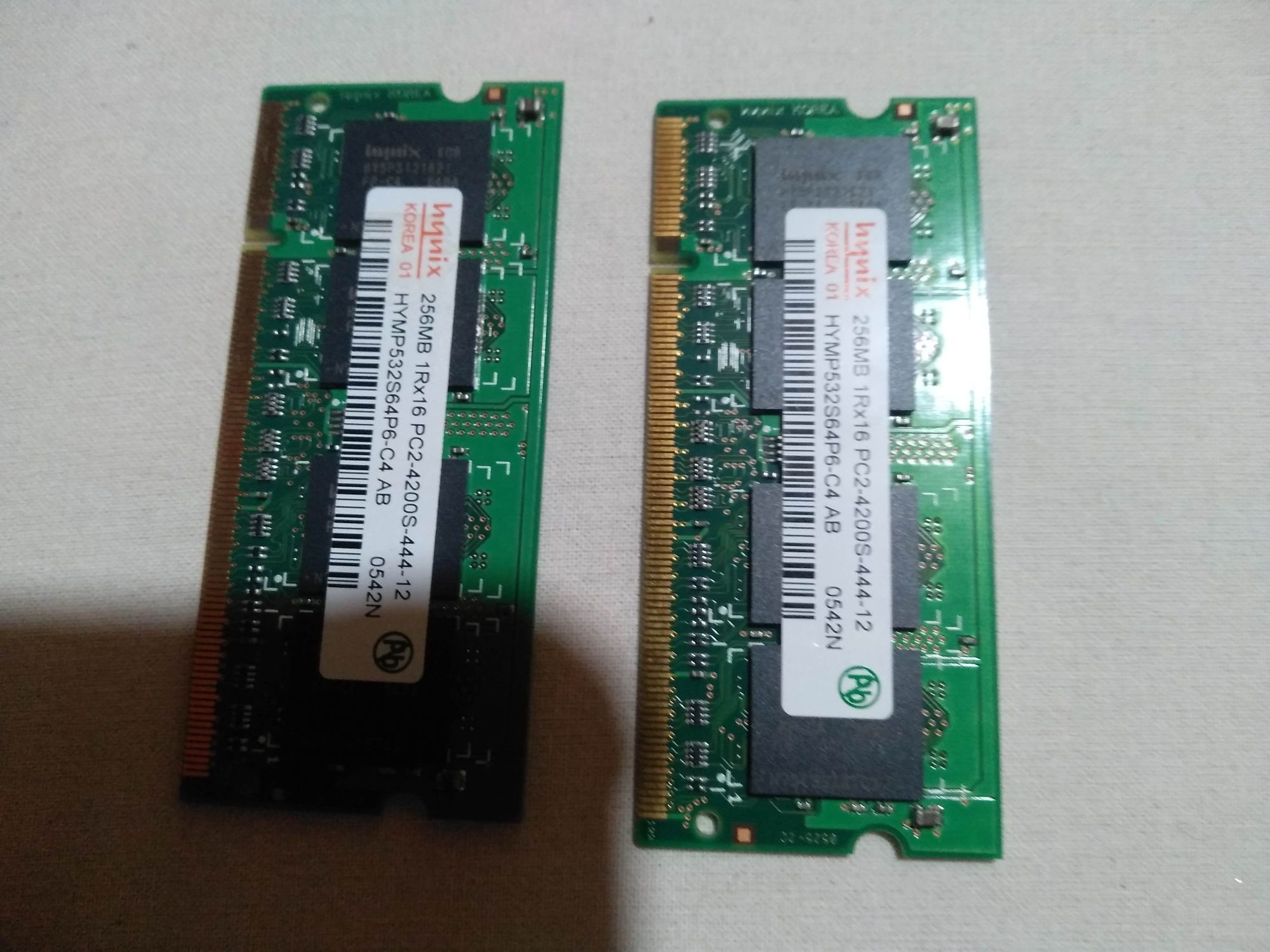 Hynix 256MBx2 portátil