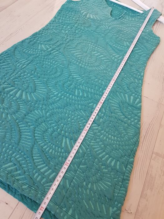 Zielona sukienka z materiału rozm. M