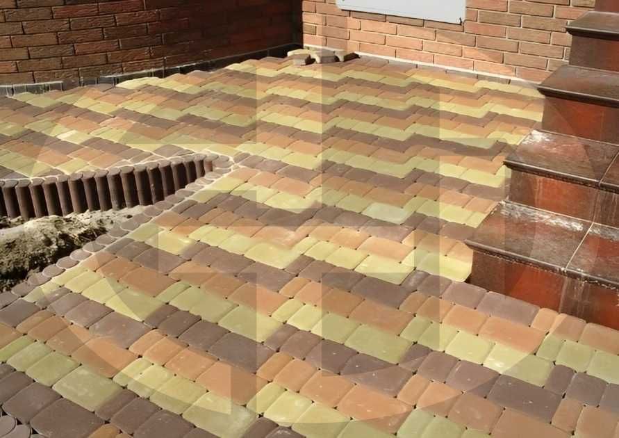 Плитка тротуарная 200х100/Старый город 40.Высокое качество/низкая цена