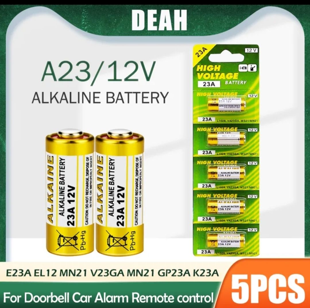 5 Pilhas 23A 12V