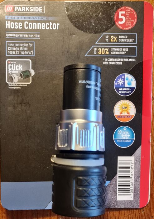 Złącze węża ogrodowego 1/2 cala szybkozłłączka rewelacyjna jakość