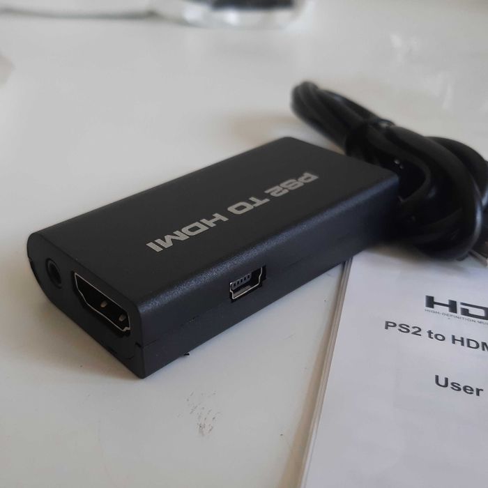 Adaptador Conversor PS2 to HDMi Novo - 480i 480p 576i