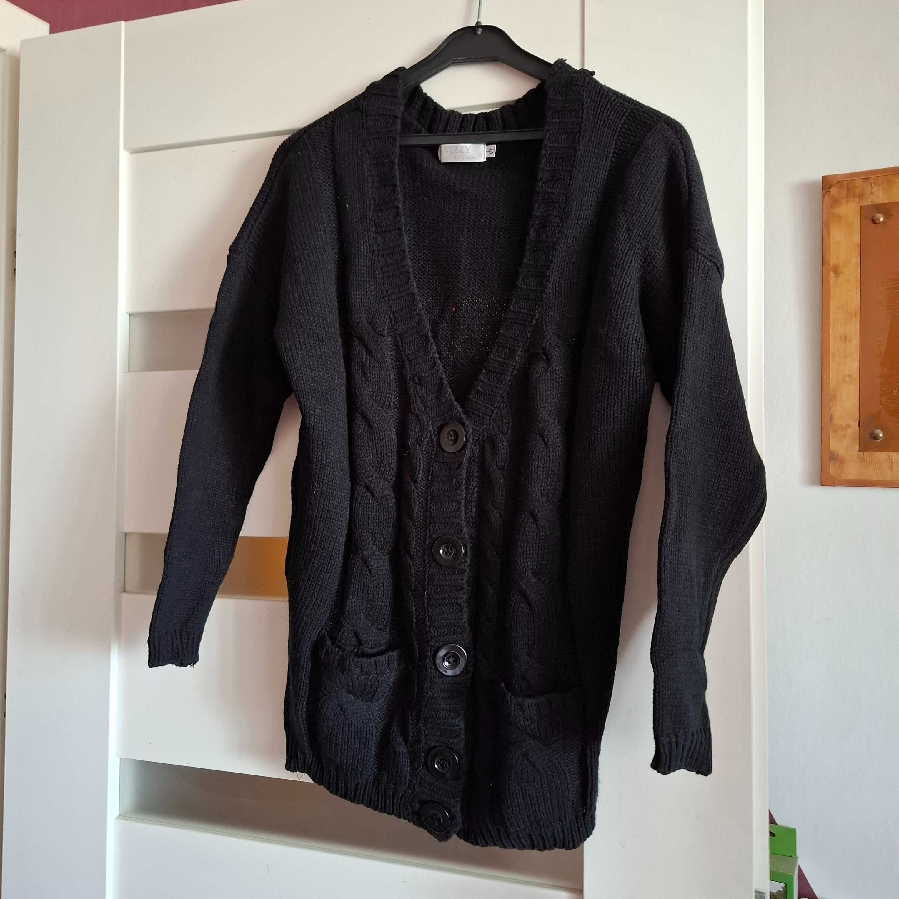 Sweter rozpinany, ciepły
