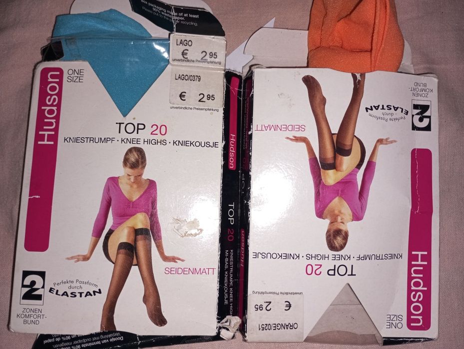 NOWE Damskie podkolanówki  2 szt