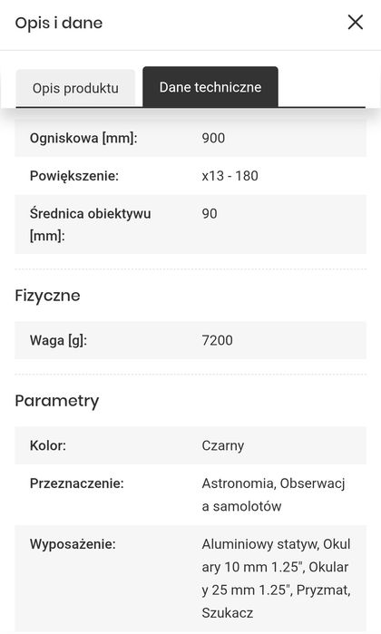 Teleskop SKY-WATCHER BK909 AZ3