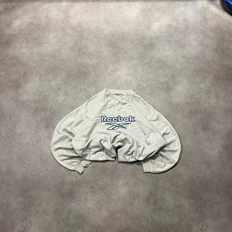 Vintage Bluza Reebok Spellout Big Logo Crewneck Retro Y2K 90s