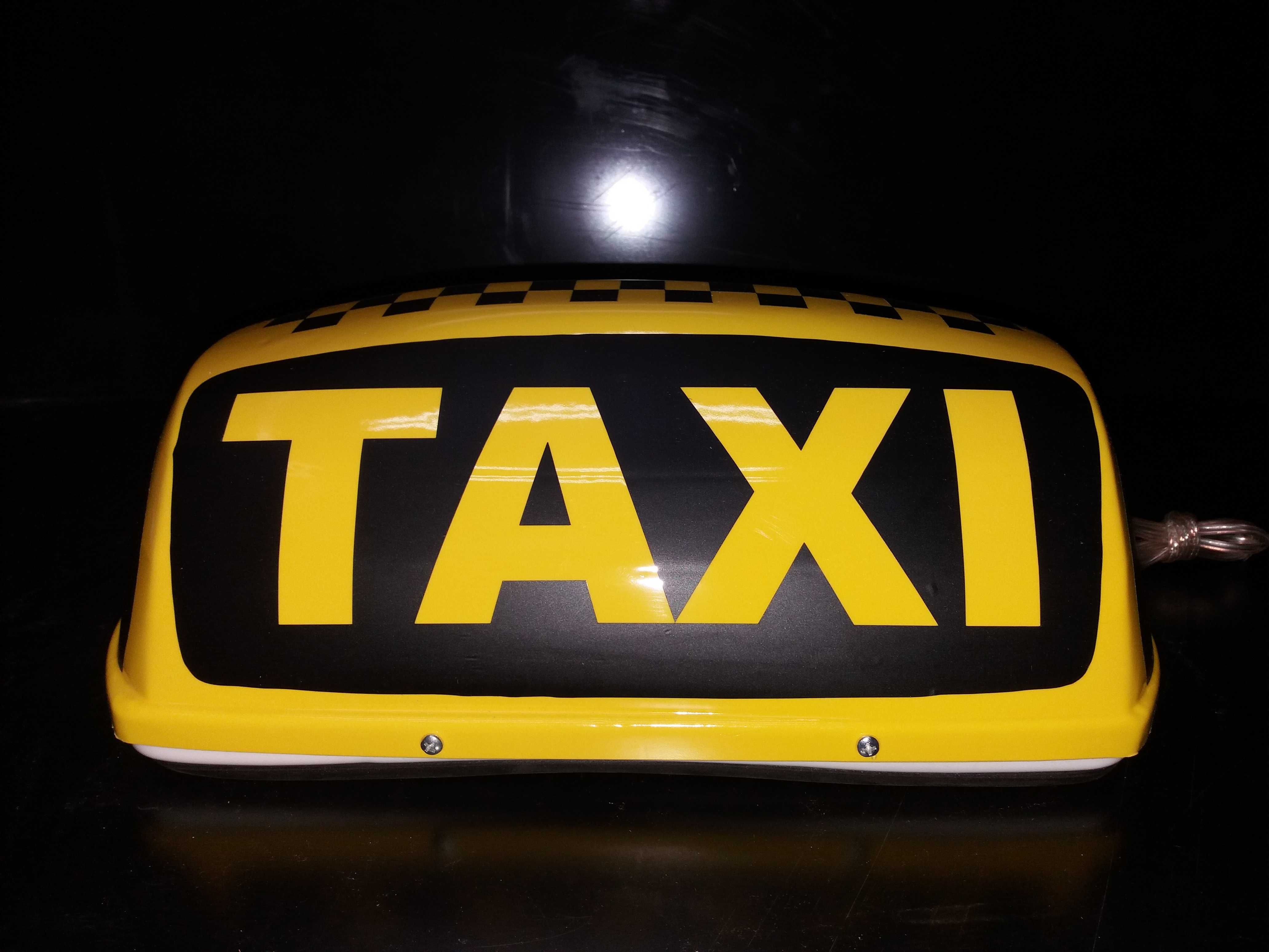 Europejka LED TAXI z brandingiem