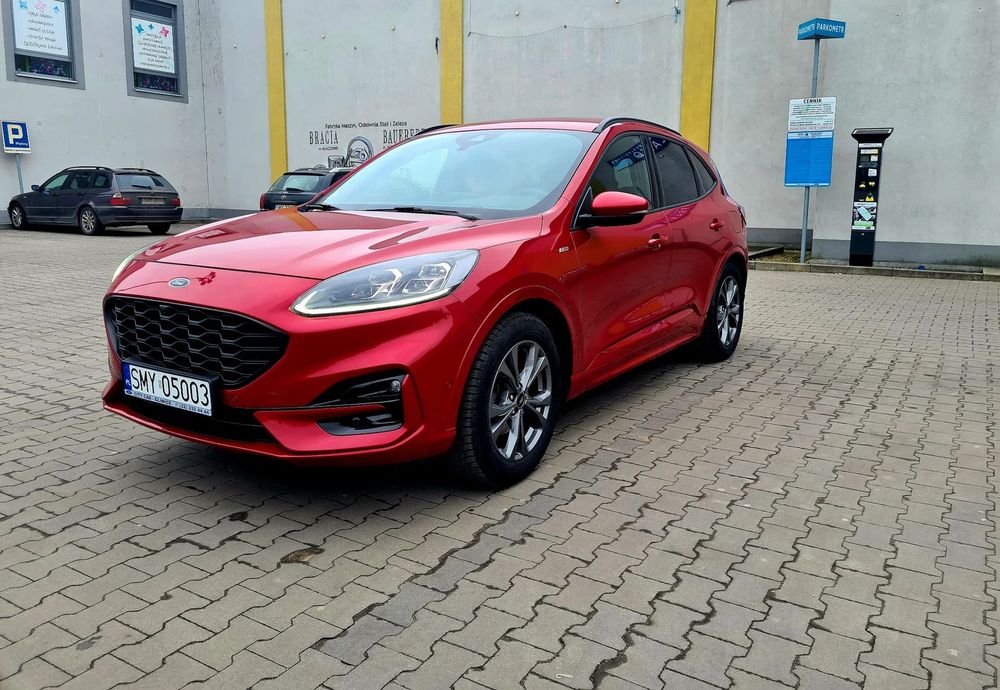 Ford Kuga ST-Line X, nowy akumulator, Hak, salon polska, sam parkuje, garażowany