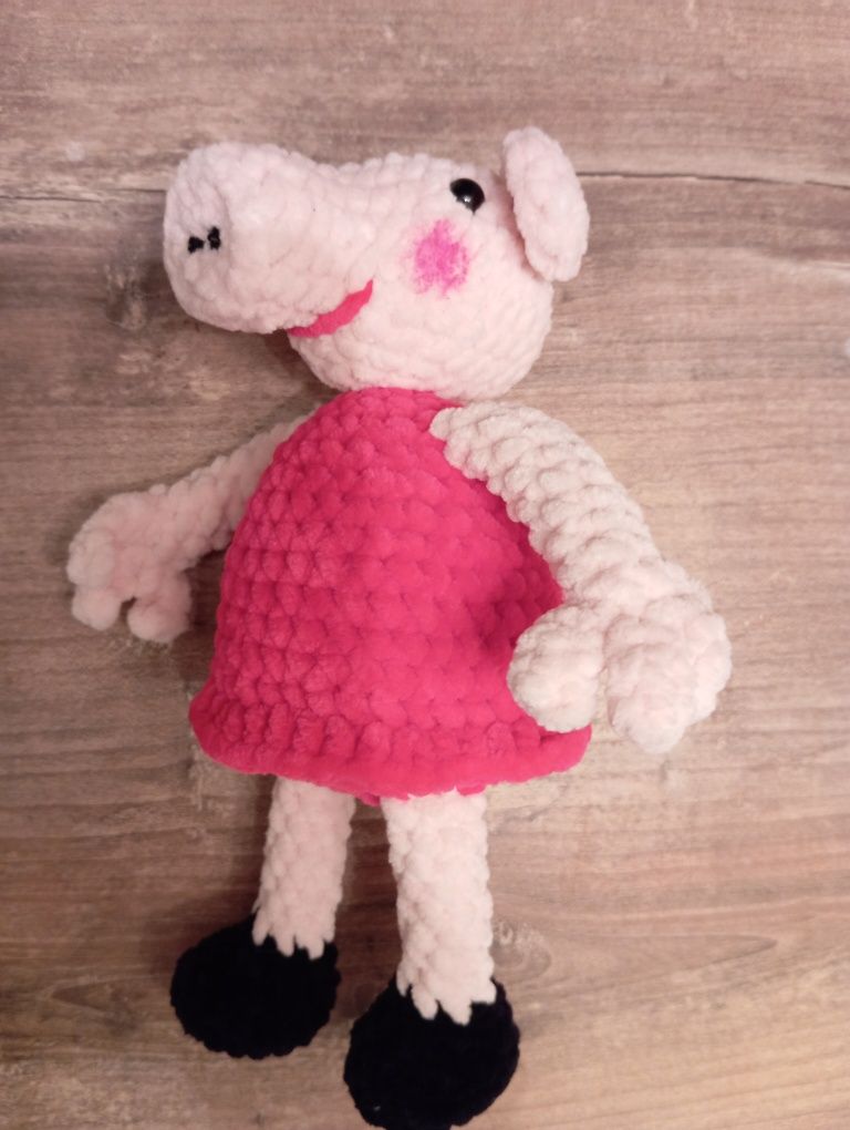 Świnka Peppa na szydełku.