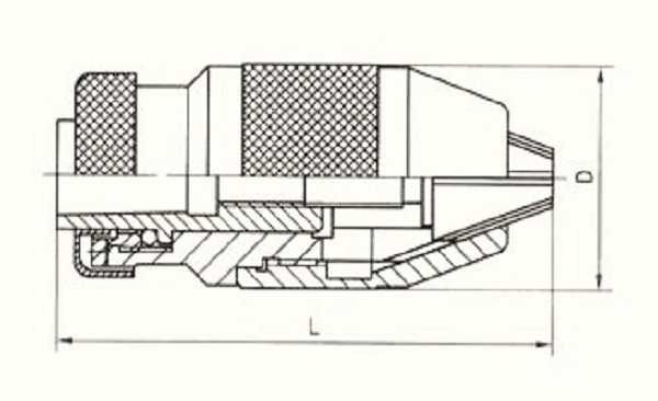 Uchwyt wiertarski KEYLESS B12 1-10mm + trzpień MK3