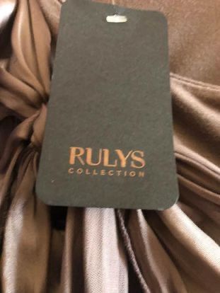 Vestido Rulys em algodão e acetinado XL
