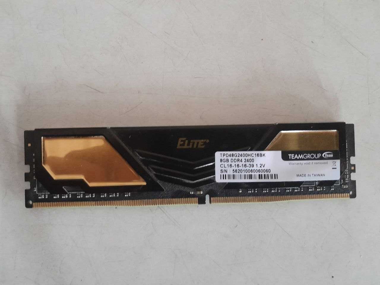 Б/У Оперативна пам'ять DDR4 8GB 2400 MHZ ELITE TEAM