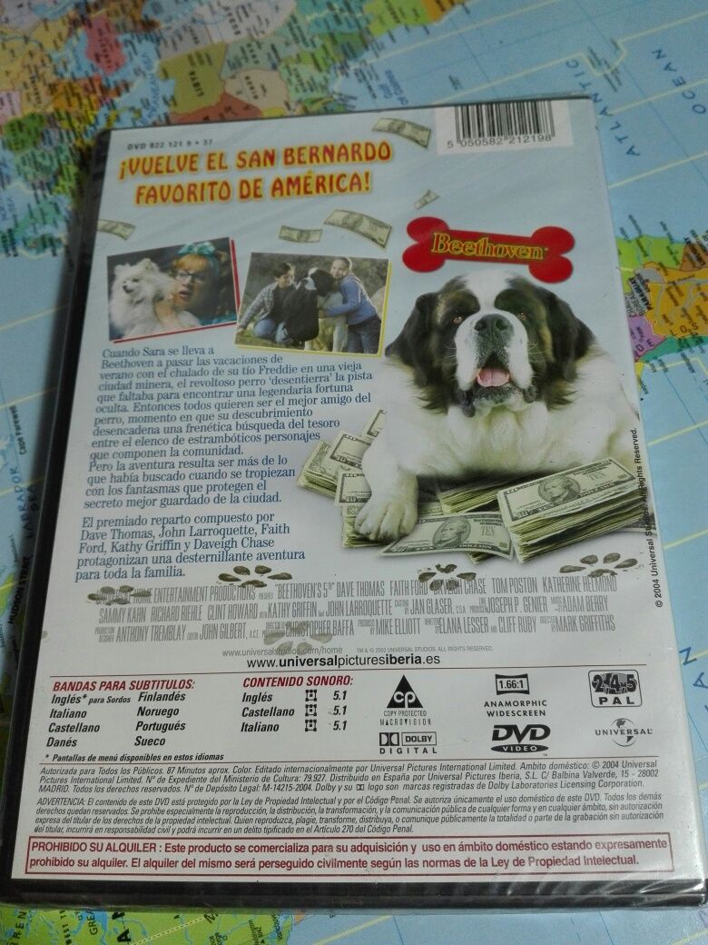 DVD Beethoven - o cão caça tesouros NOVO