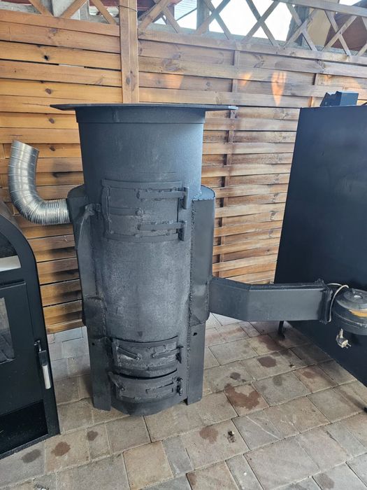 Solidny Piec Nadmuchowy Warsztatowy – stal 10 mm