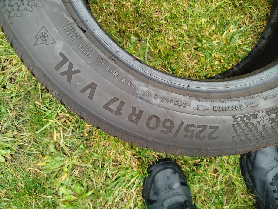 Opony zimowe Continental 225/60/17 z 2023