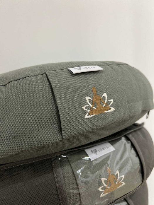 Подушка для йоги та медитації з гречневою лузгою