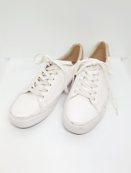 Białe buty tenisówki trampki sneakersy Bershka 39 ekoskóra