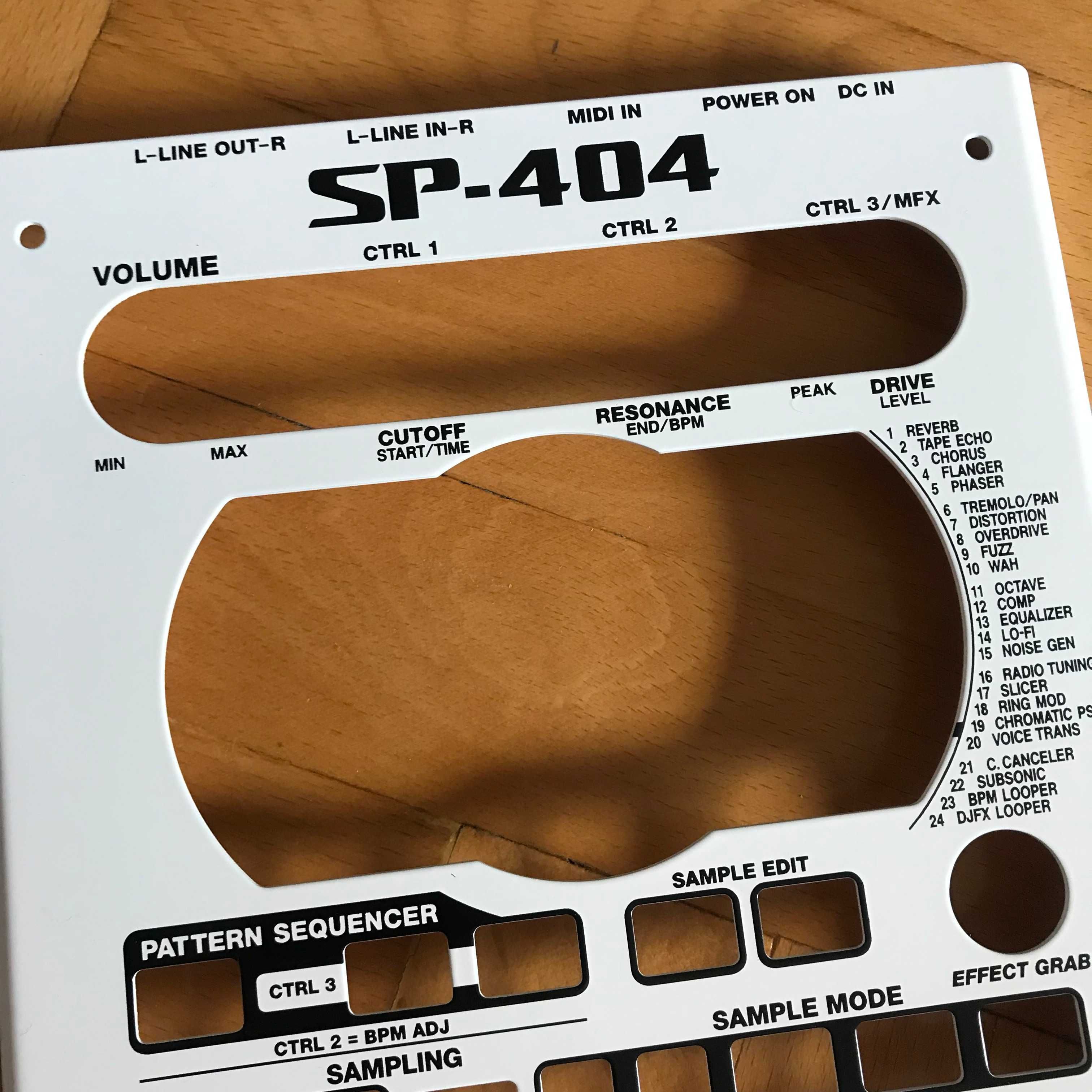 Roland SP-404 / SP-404SX nowa płyta czołowa face plate