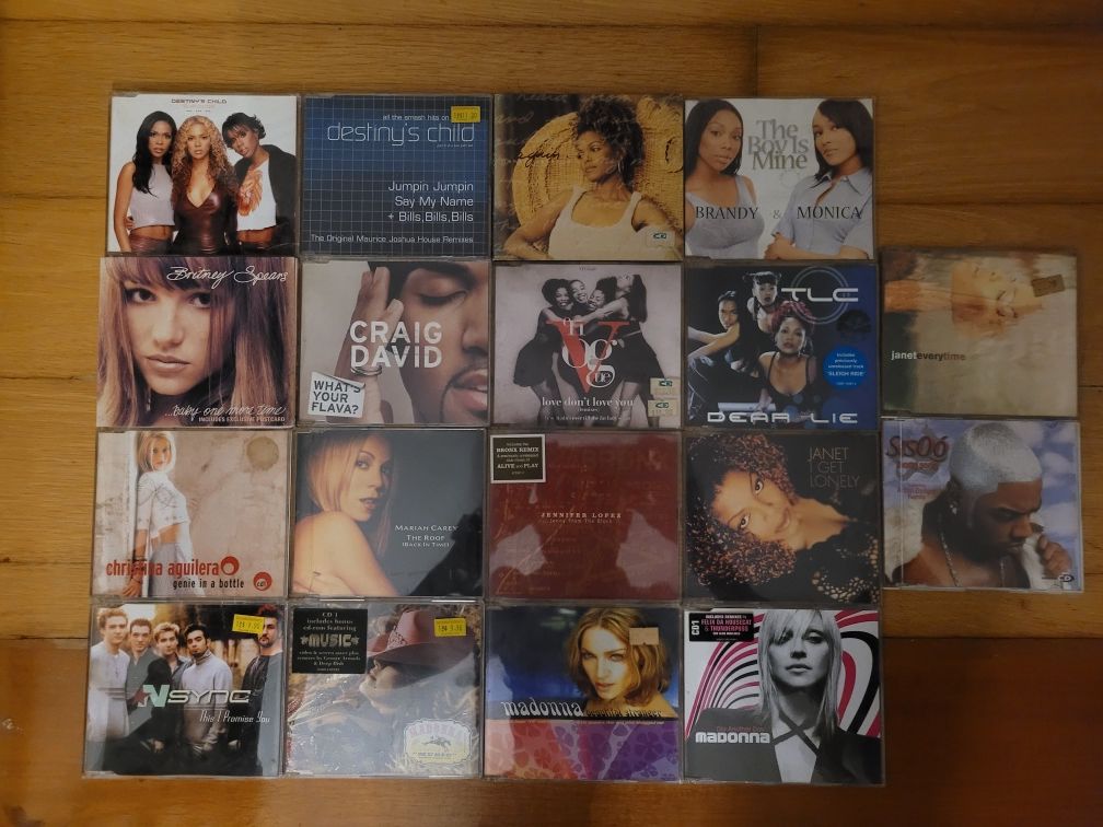 18 cds de musica originais