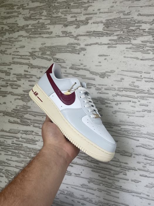 Nike Air Force 1 Low Just Do It Photon Dust Team Red 44 *NOWE*