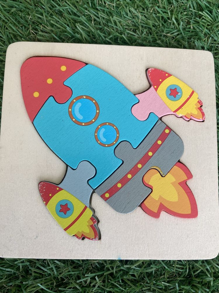 Puzzles de madeira para bebes e criancas