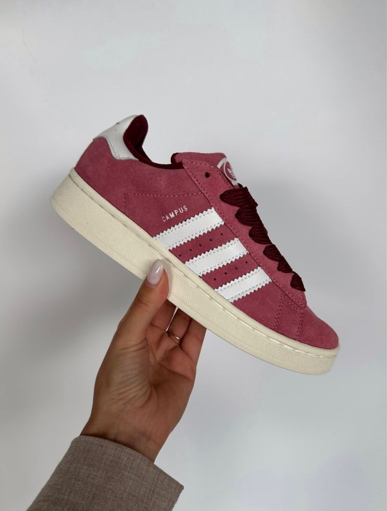 Кросівки Жіночі Adidas Campus 00s Pink White 36-41 Люкс Якість