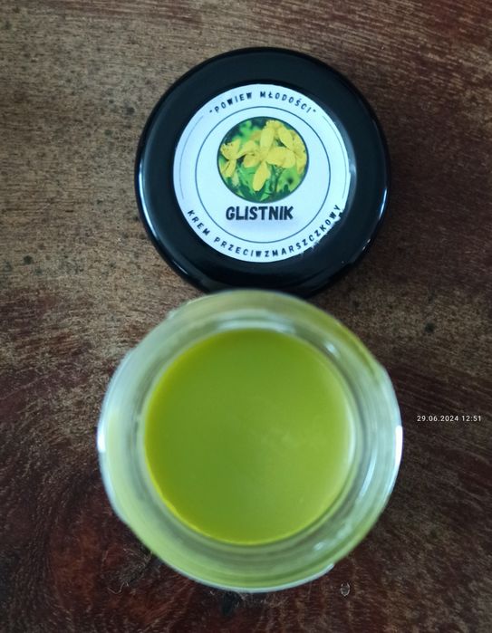 Krem z glistnika i DMSO