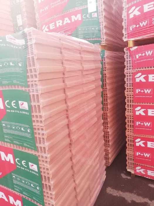 Pustak ceramiczny,pustaki MAX 250 P+W, Keram 360/250/238 nowość