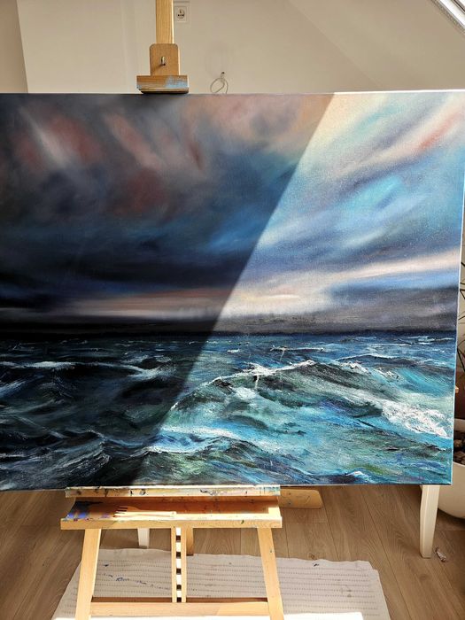 Obraz olejny OCEAN 100x150