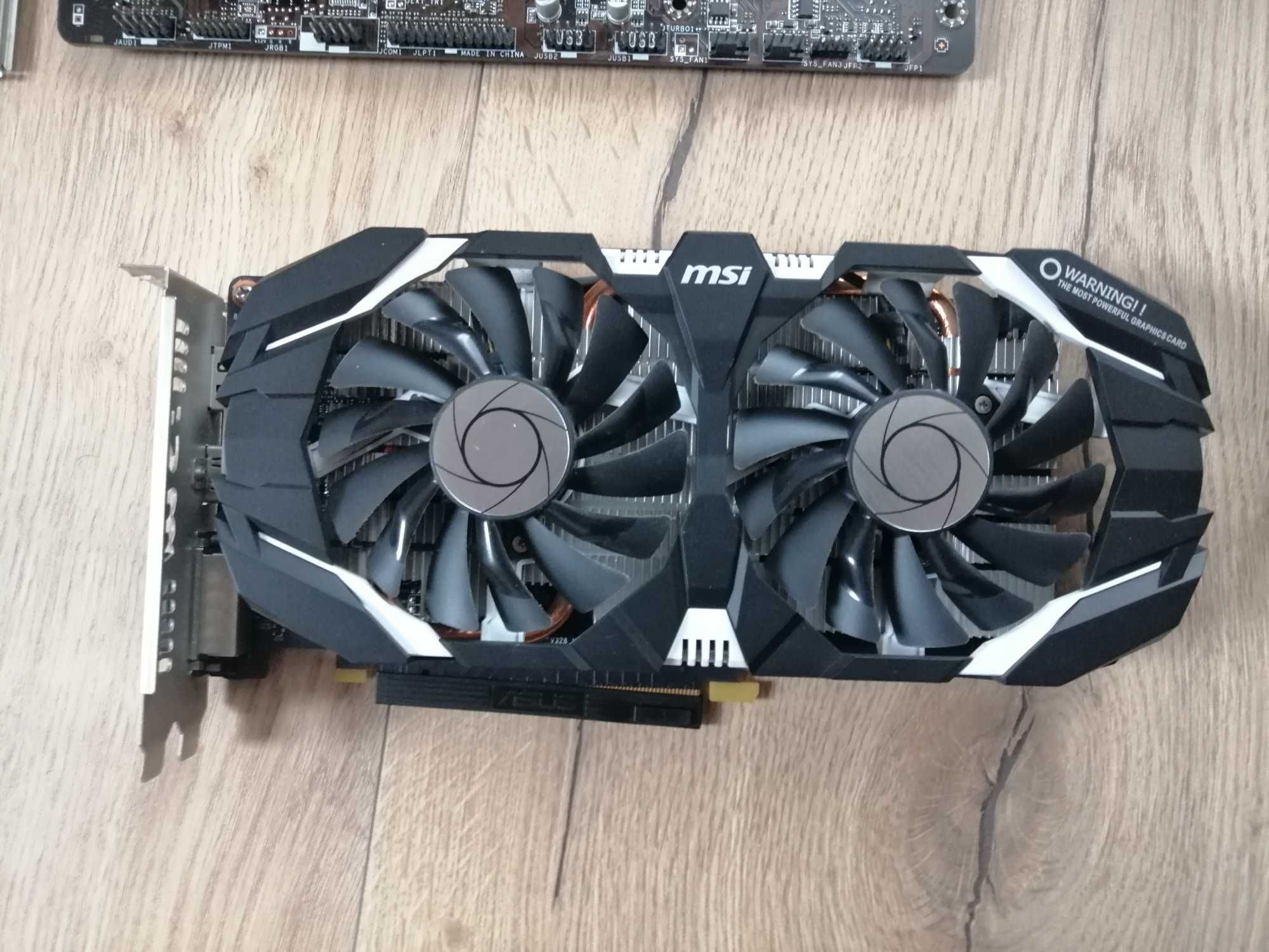 Zestaw i5-8500, MSI z370A-Pro, RTX 1060 6GB, 16GB DDR4, zasilacz 550W