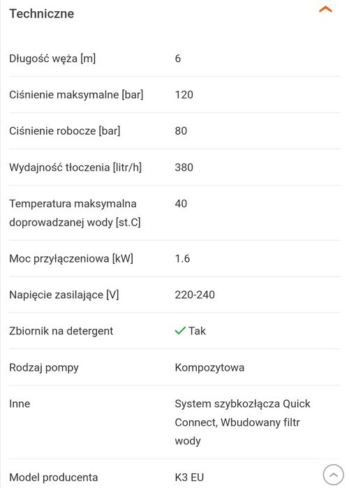 Myjka ciśnieniowa Karcher K3