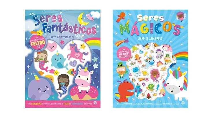 Livro de Atividades com Autocolantes: Seres Fantásticos/ Seres Mágicos