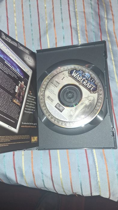 World of Warcraft Blizzard PC Game 5 cd rom Box