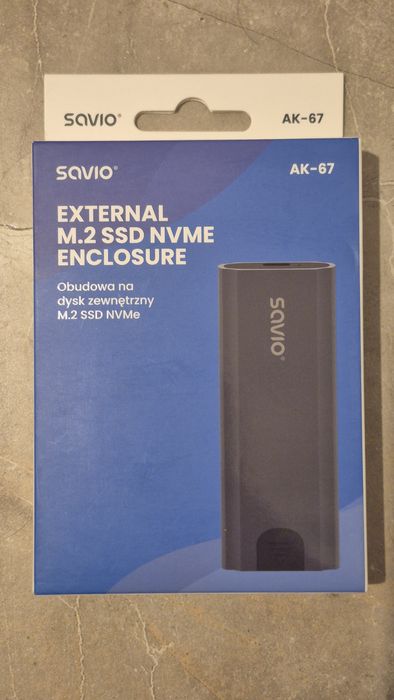 NOWA Obudowa marki SAVIO do dysków SSD NVMe