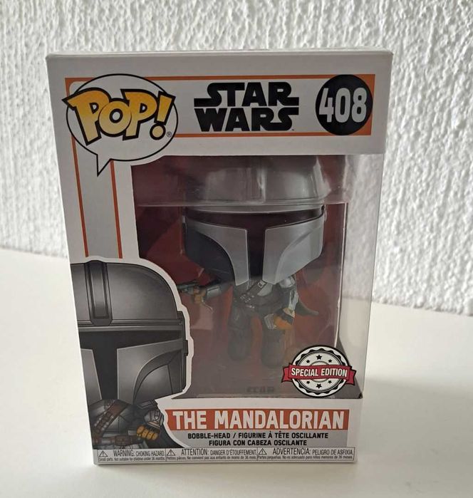 Funko Pop Star Wars Mandalorian # 408 Edição Especial