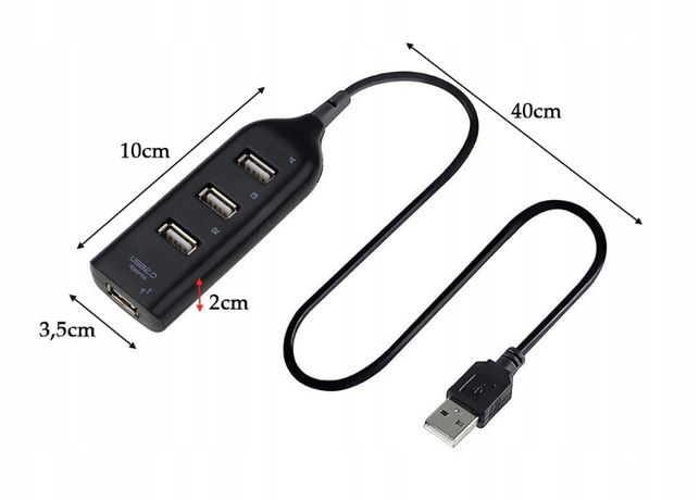 USB hub на 4 USB порта / розгалужувач / подовжувач / хаб