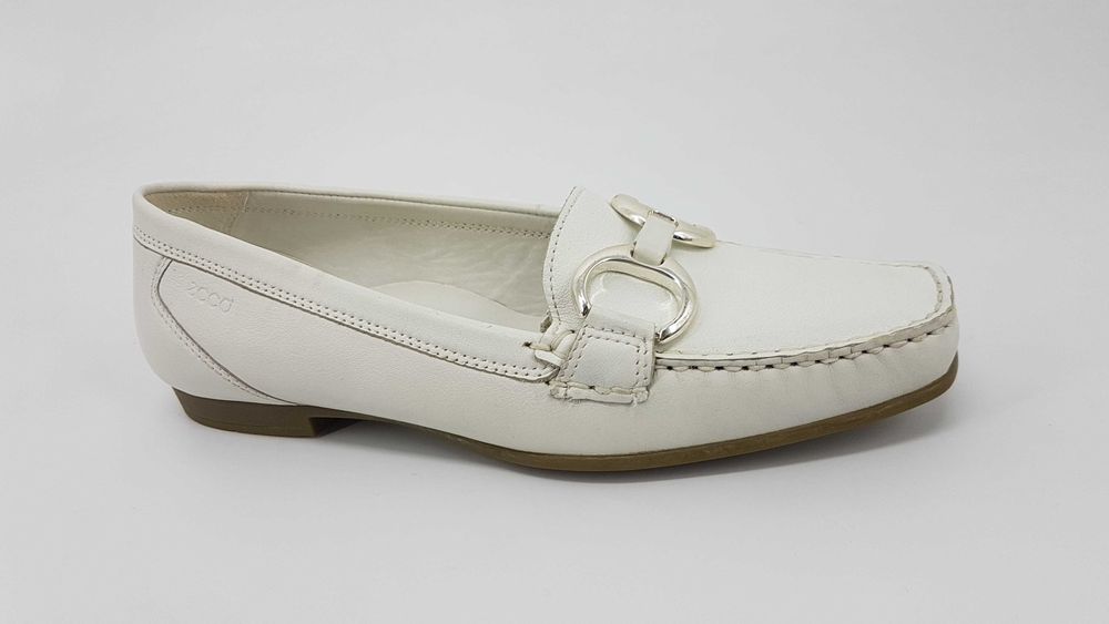 Шкіряні мокасини туфлі Ecco eur-39 устілка 26 см на стопу 25 см