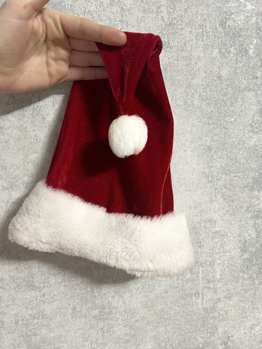 Новогодняя шапка и жилетка набор