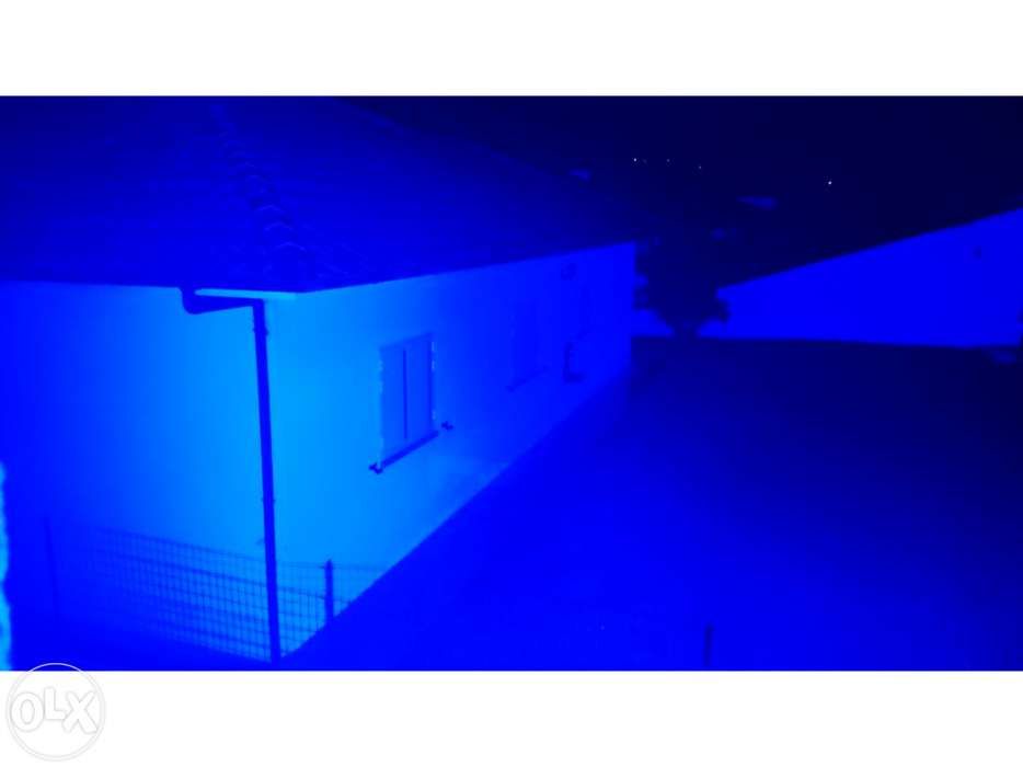 Projector led de 100w rgb - novo c/ comando