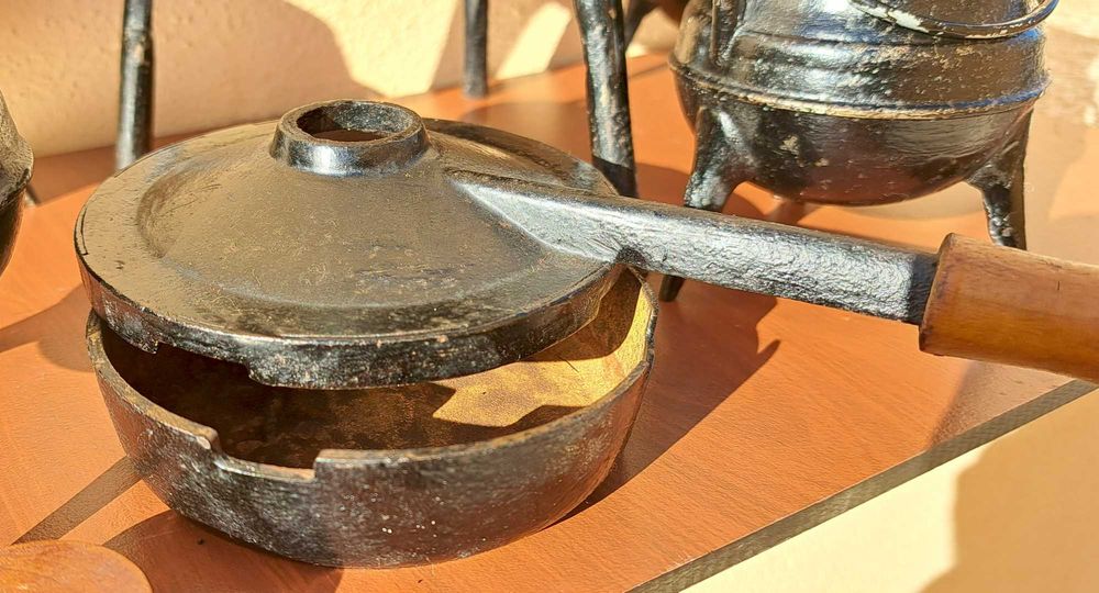 FONDUE Rustico em Ferro Fundido e único