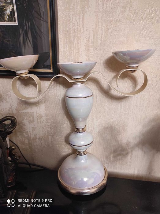 Подсвечник старинный , канделябр и др.