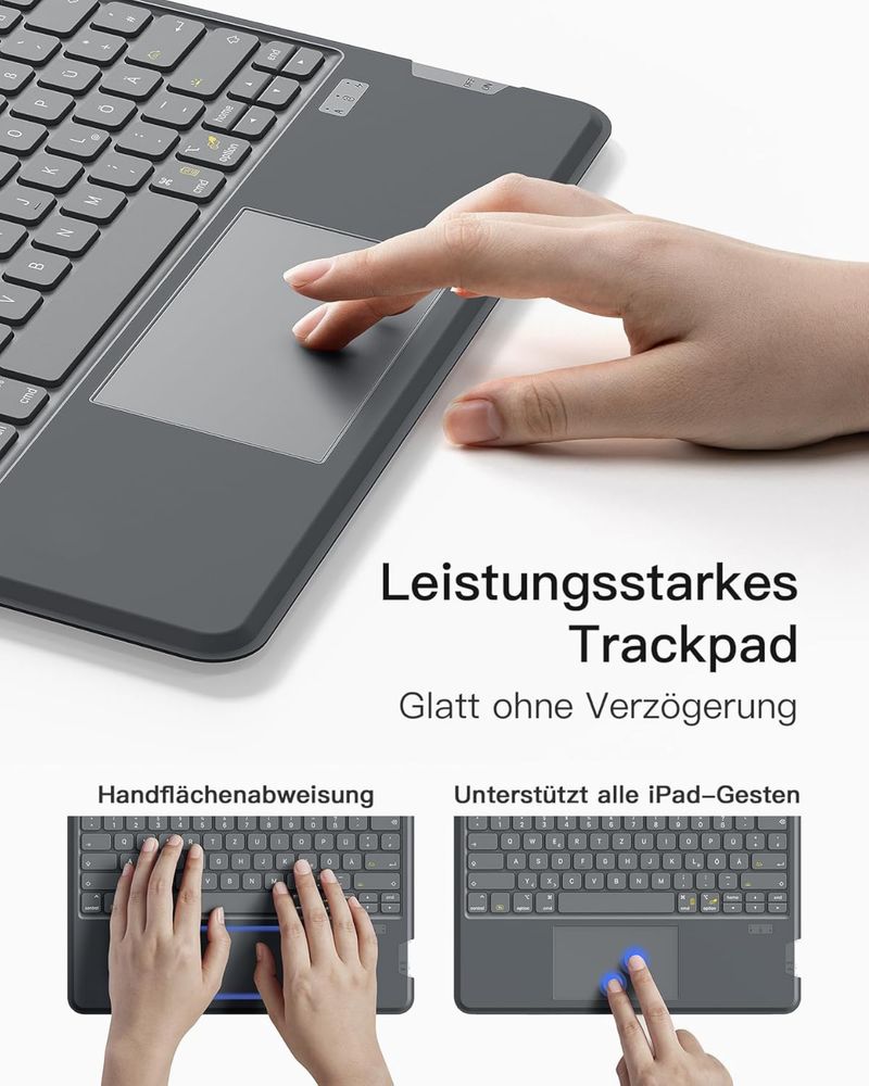 Klawiatura qwertz etui magnetyczne do iPAD HUOBAO (12,9 cala)