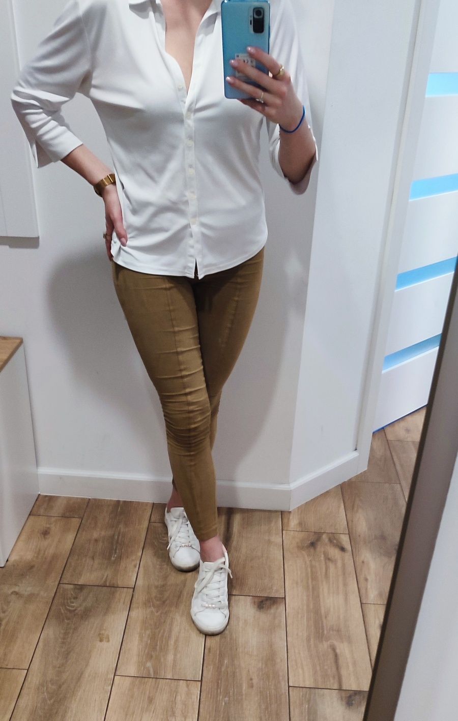 Zamszowe legginsy KappAhl 32 34